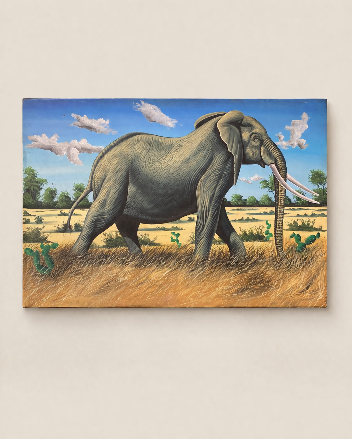 Elephant paint: Tembo March — handcrafted African furniture from Kenya