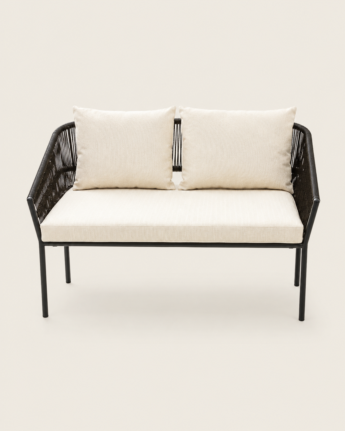 Fahari Kamba Outdoor Loveseat — handcrafted African outdoor from Kenya