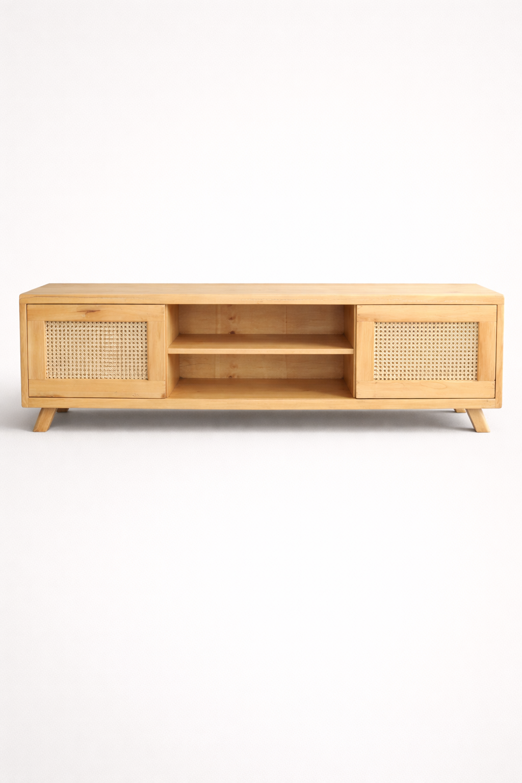 Jua Cypress Media Console Stand — handcrafted African furniture from Kenya