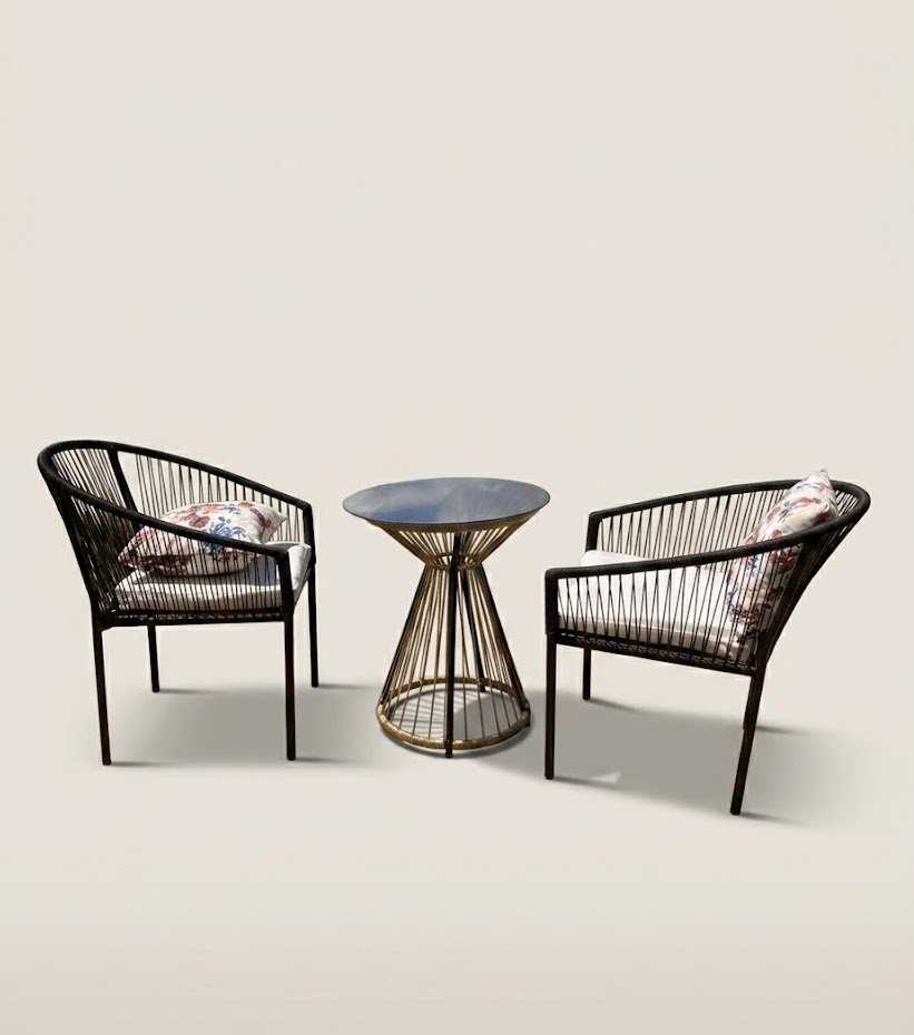 Saba Lounge Set, Kusi Edition — handcrafted African outdoor from Kenya