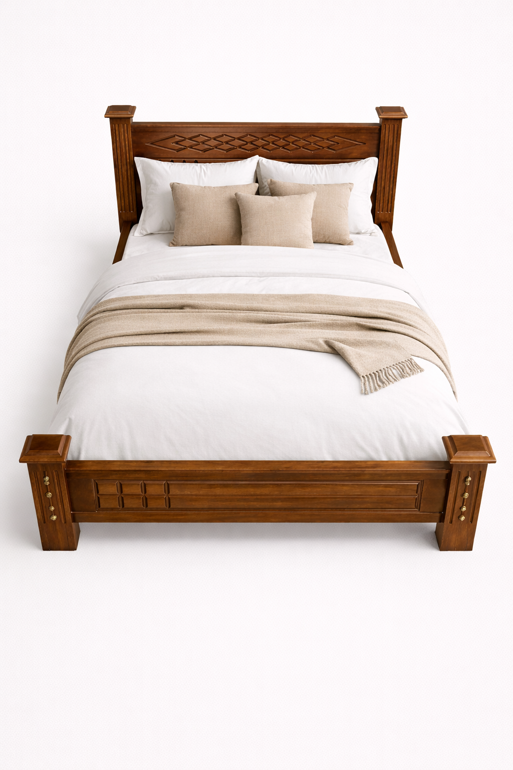 Kikwetu Bed 5by6 Frame — handcrafted African furniture from Kenya