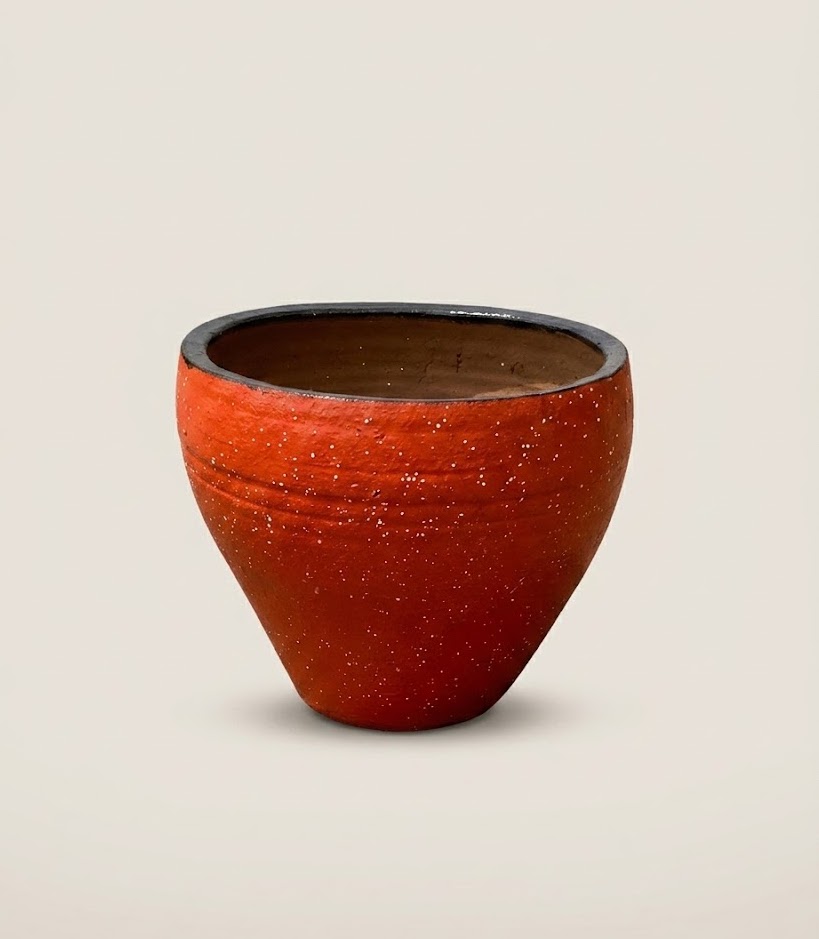 Thiri Clay Planter — handcrafted African outdoor from Kenya