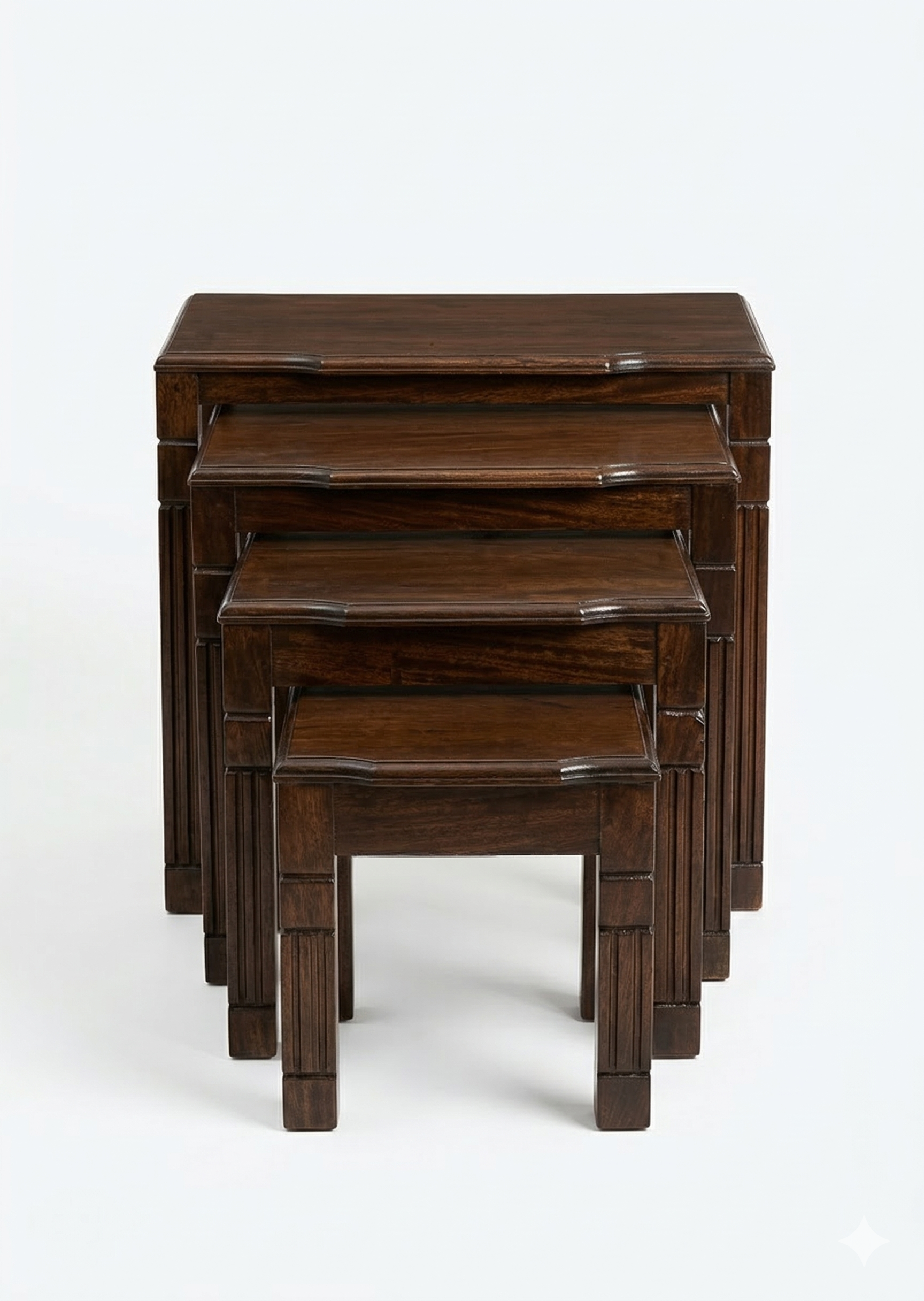 Nest of Stools Uba Tatu — handcrafted African furniture from Kenya