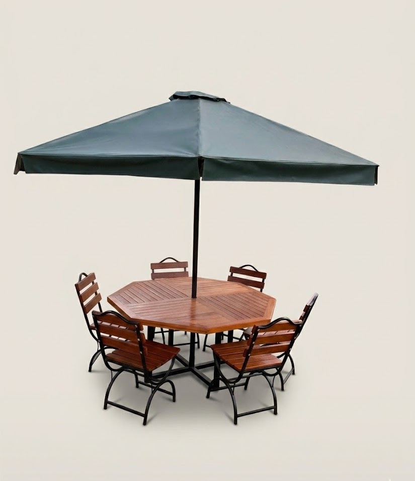 Gazibo Mvua Outdoor Dining Set — handcrafted African outdoor from Kenya