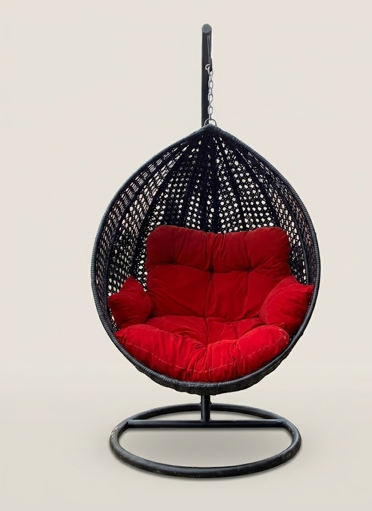 Mvumo Rattan Cocoon Swing | Bahari — handcrafted African outdoor from Kenya