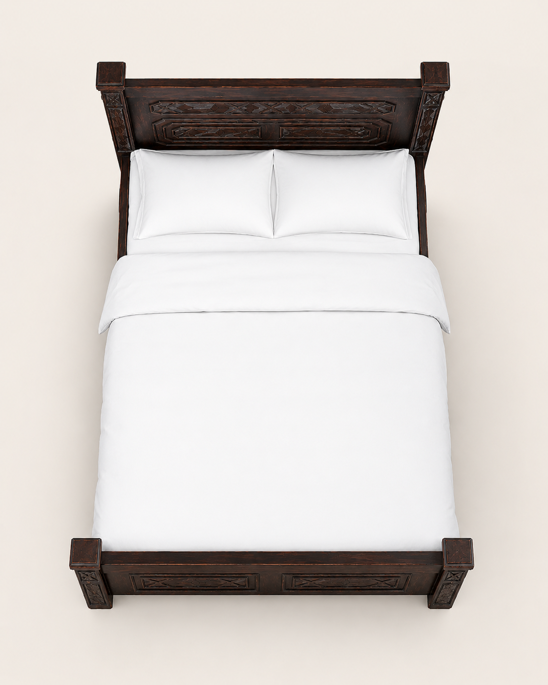 5 by 6 Msanzi Bed Frame — handcrafted African furniture from Kenya