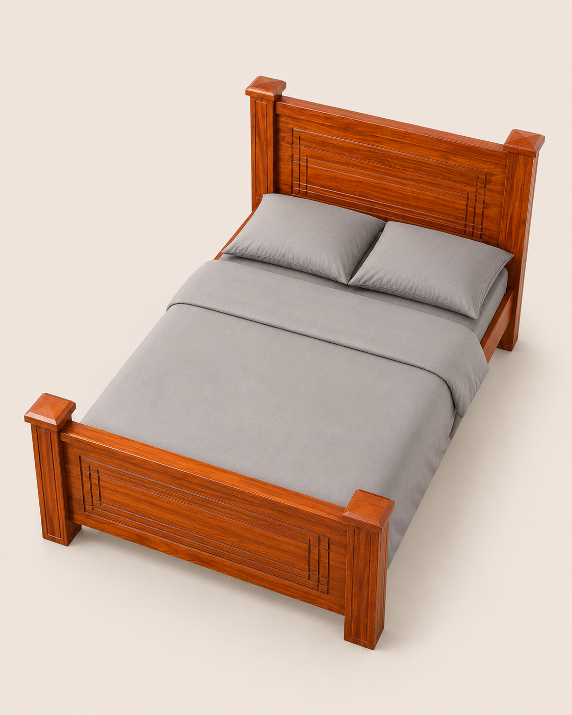 5 by6 Kito Bed Frame — handcrafted African furniture from Kenya