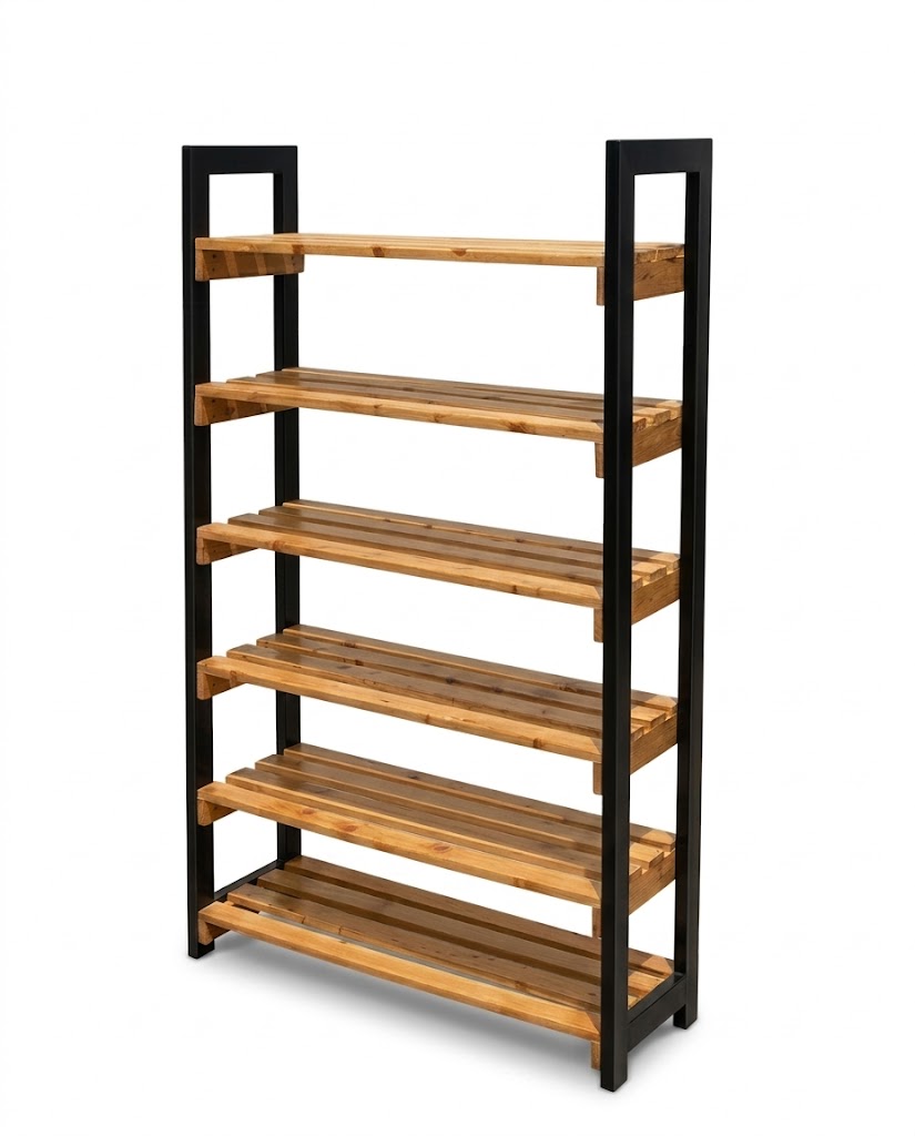Sakani Shoe Rack Console — handcrafted African furniture from Kenya