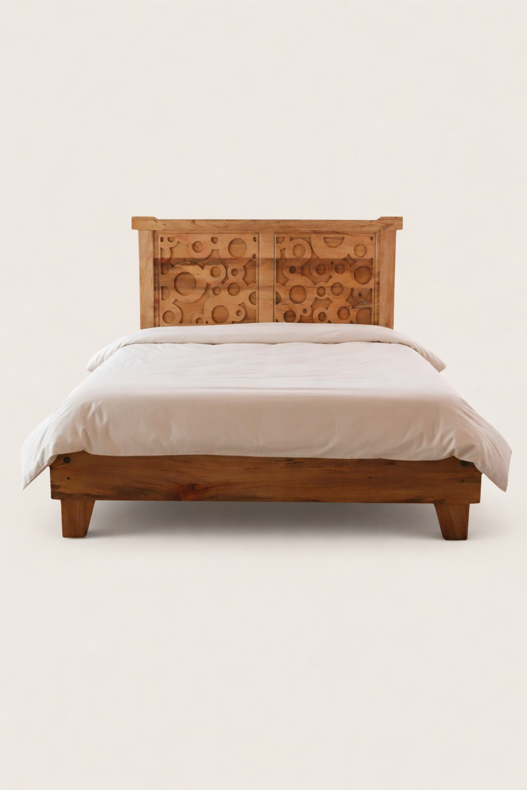 Hadhi Mango Wood Bed — handcrafted African furniture from Kenya