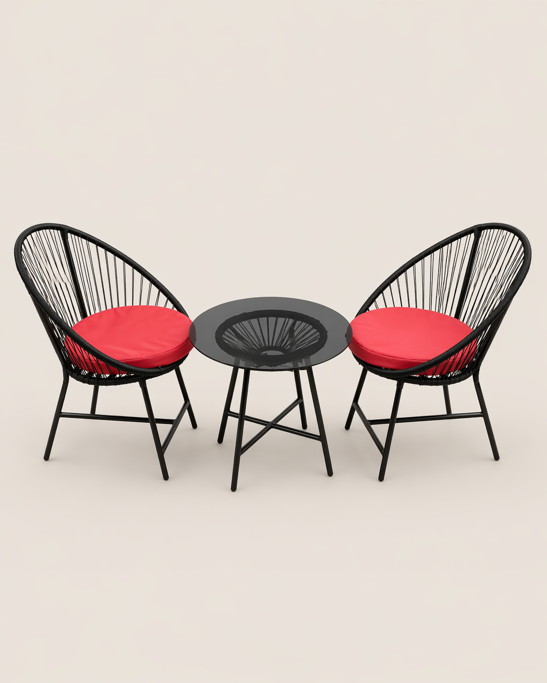 Binafsi Bistro Set Mwanga — handcrafted African outdoor from Kenya