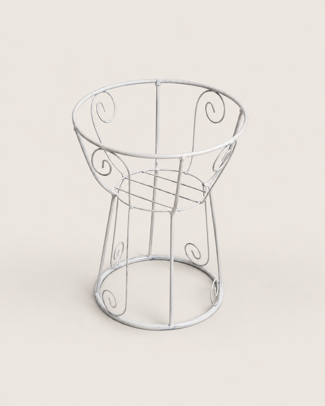 Achebe Metal Planter Stand — handcrafted African outdoor from Kenya
