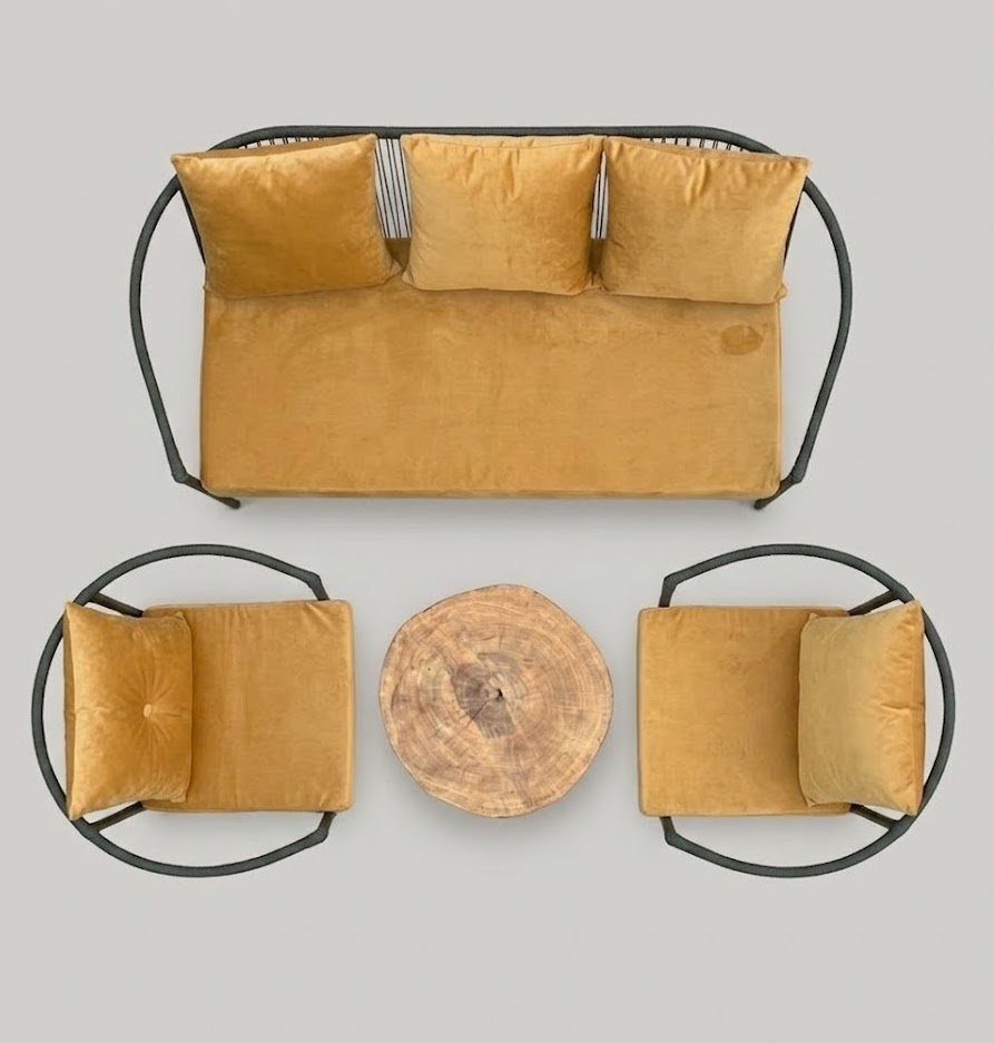 4seater Set Mbili Rope — handcrafted African outdoor from Kenya