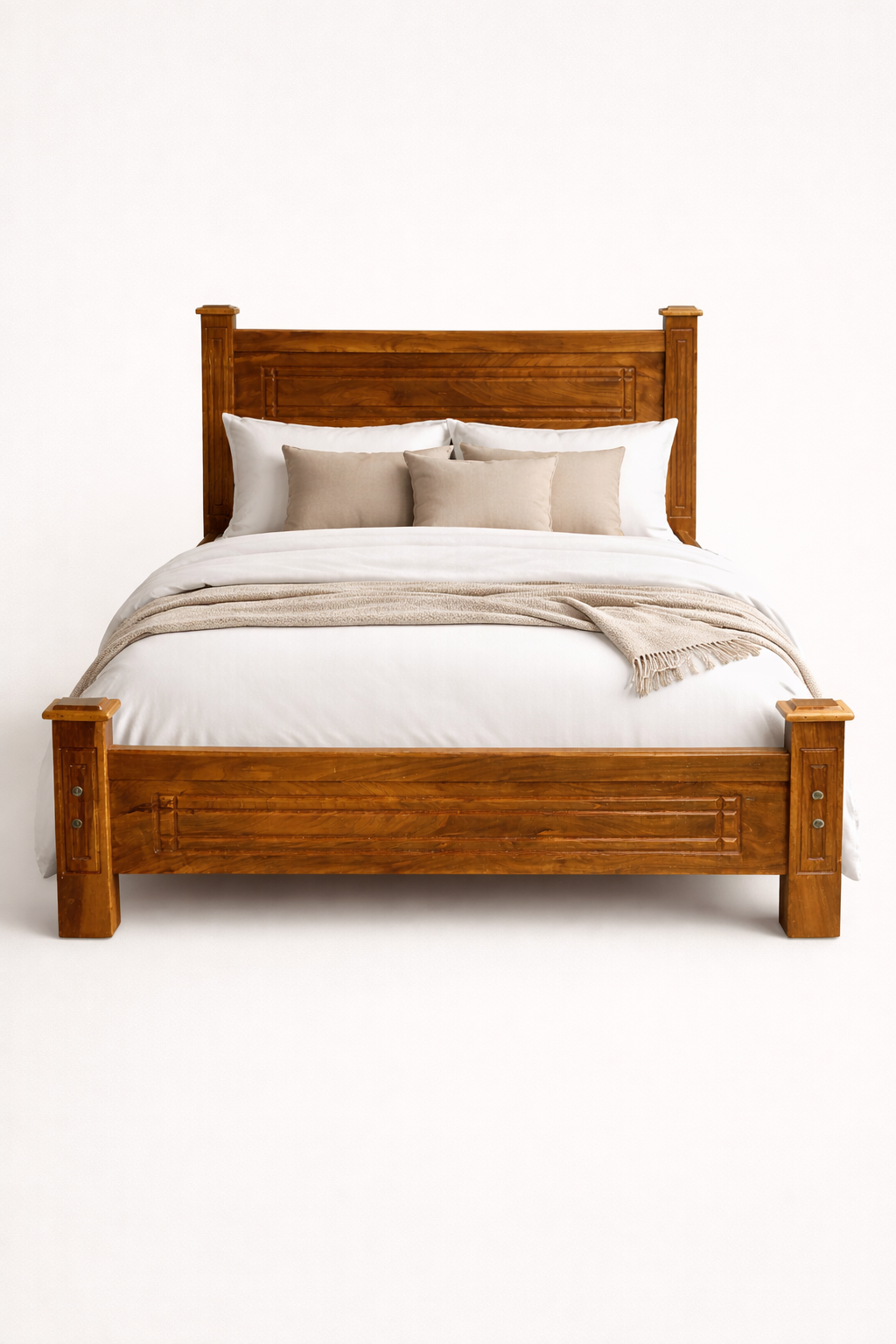 Mbingu Bed 5by6 Frame — handcrafted African furniture from Kenya