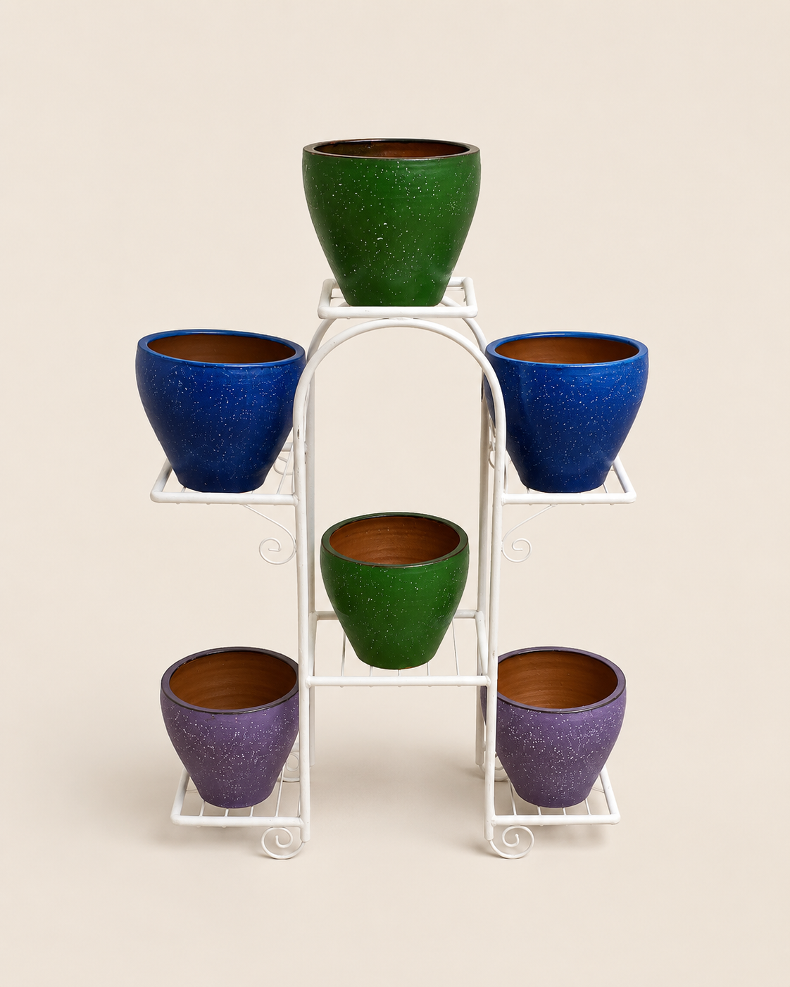 Saba Tatu Planter Stand — handcrafted African outdoor from Kenya