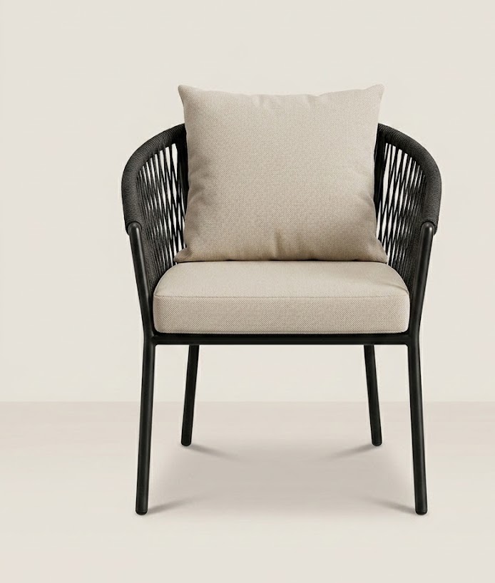 Nneka Outdoor Lounge Chair — handcrafted African outdoor from Kenya