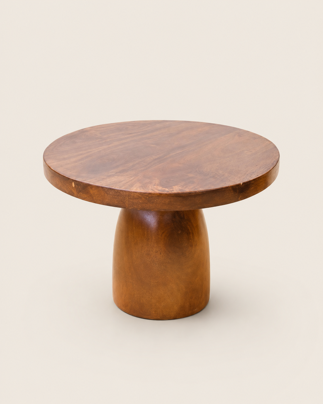 Afala Mahogany Pedestal Table — handcrafted African outdoor from Kenya