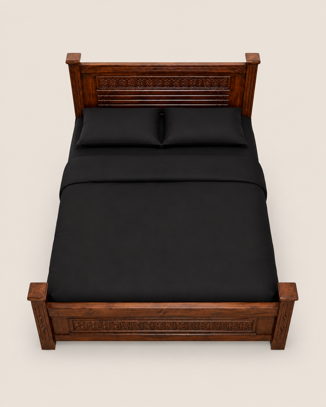 6 by 6 Kilifi Bedframe — handcrafted African furniture from Kenya