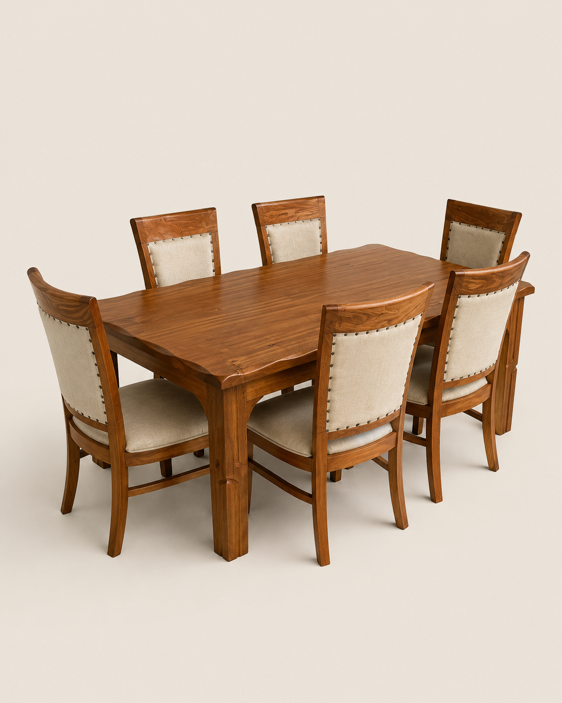 Dede Mahogany Dining Set — handcrafted African furniture from Kenya