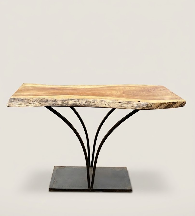 Nneka Live-Edge Console Table — handcrafted African furniture from Kenya