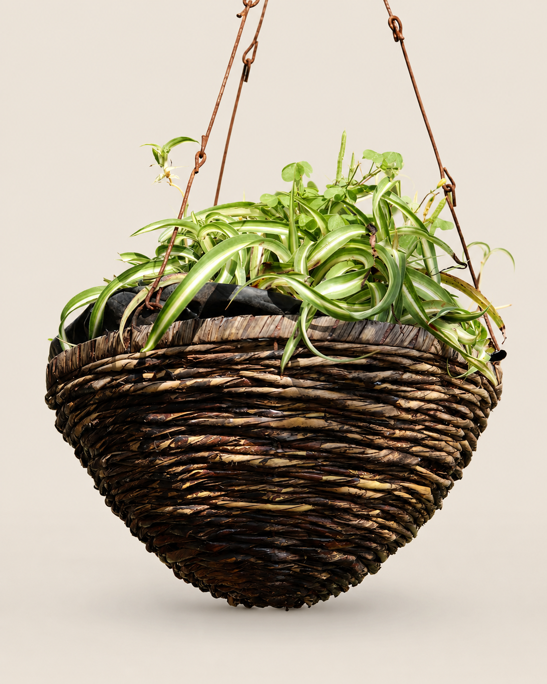 Achebe Hanging Planter — handcrafted African outdoor from Kenya