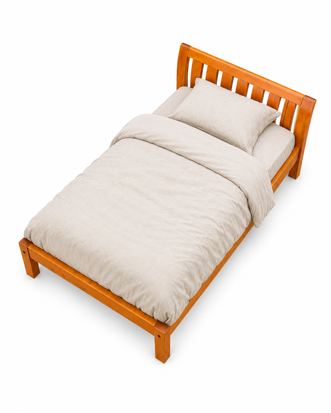 4 by6 Mbingu Bed Frame — handcrafted African furniture from Kenya