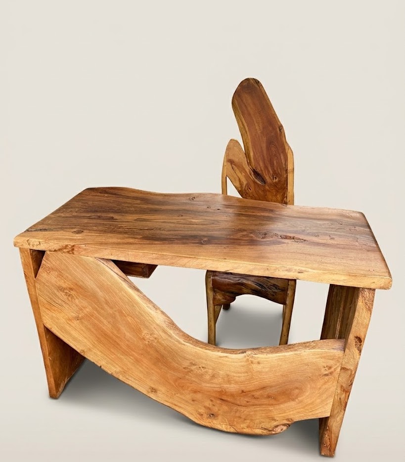 Custom Study Console Nandi Desk — handcrafted African furniture from Kenya