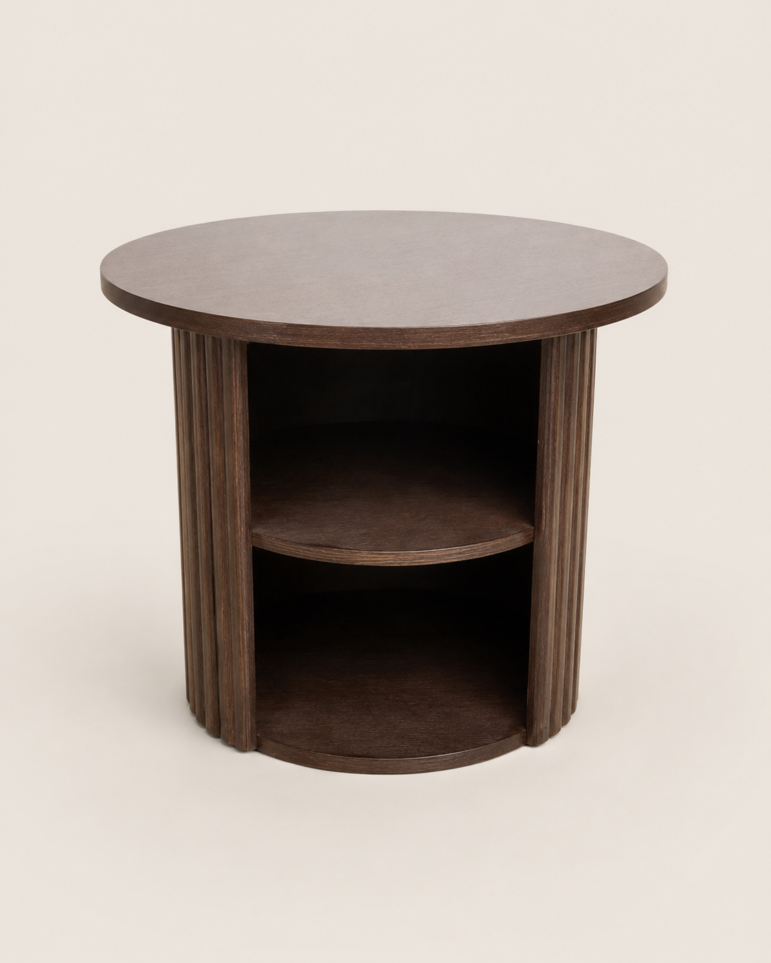 Sita Enda Fluted Side Table — handcrafted African furniture from Kenya