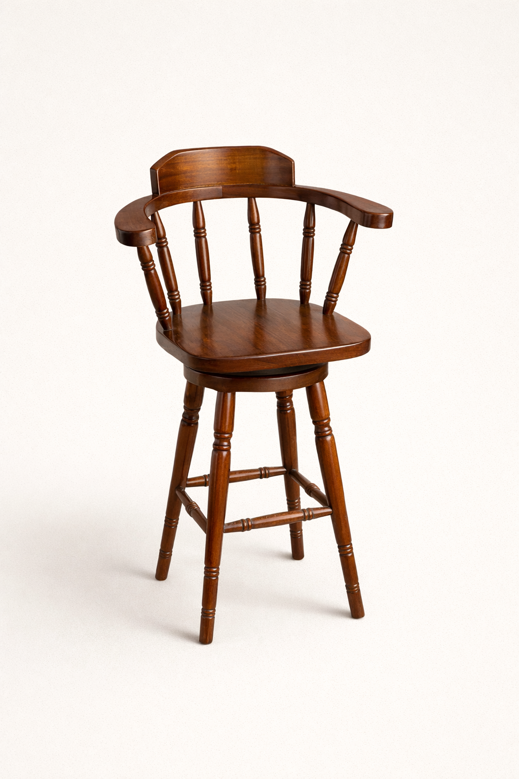 Mbasa Rotating Bar Stool – Kilele — handcrafted African furniture from Kenya