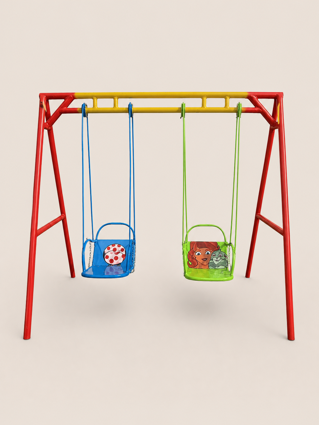 Babiya Children's Double Swing Set — handcrafted African children from Kenya