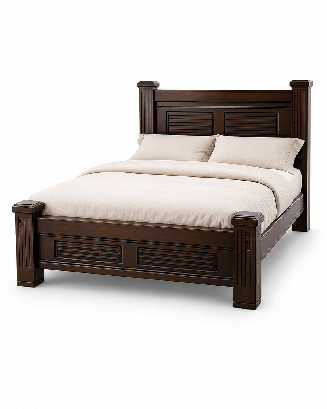 4 by 6 Akiki Bedframe — handcrafted African furniture from Kenya