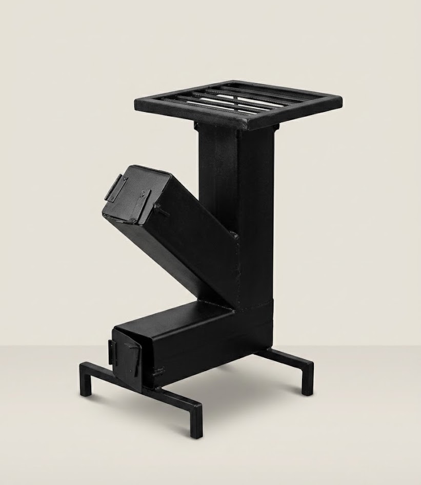 Thirii Rocket Stove, Kifaru Edition Pasa Cooker — handcrafted African outdoor from Kenya