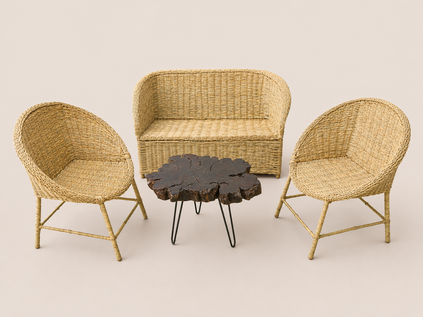 Ebone Garden Sofa Set — handcrafted African furniture from Kenya