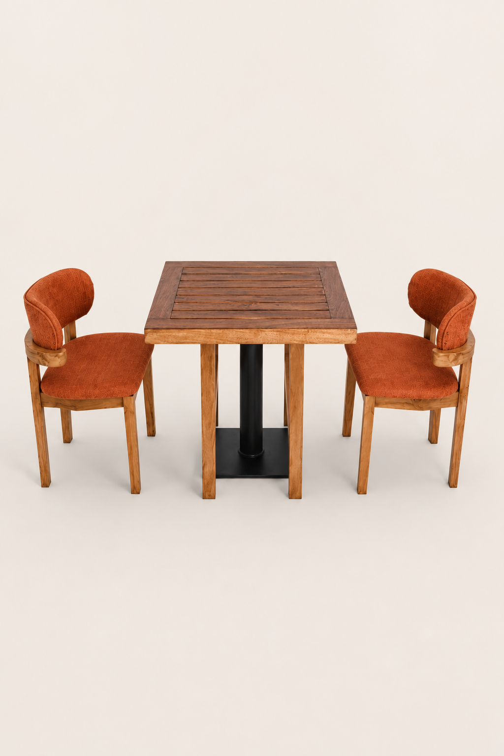 Babu Meru Oak Bistro Set — handcrafted African furniture from Kenya