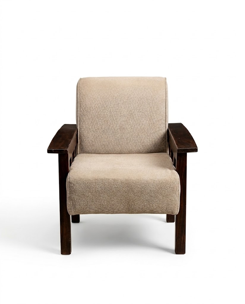 Mbingu One Seater Sofa — handcrafted African furniture from Kenya