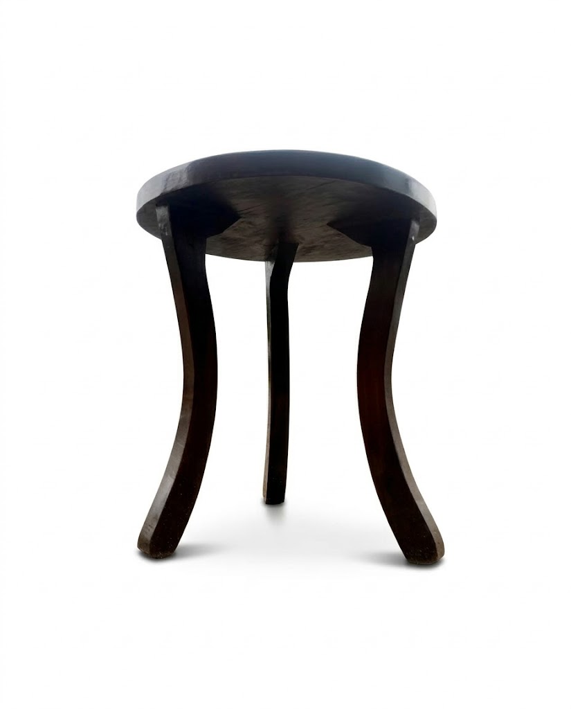 Mbingu Outdoor Table, Round — handcrafted African outdoor from Kenya