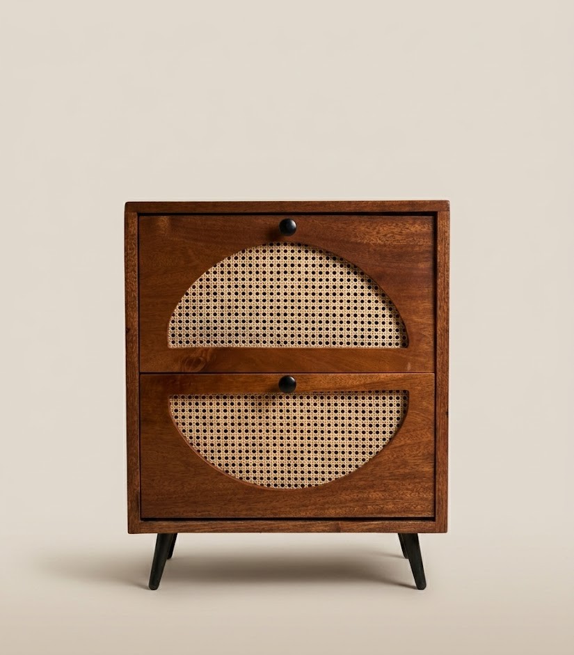 Beda Modernist Nightstand — handcrafted African furniture from Kenya