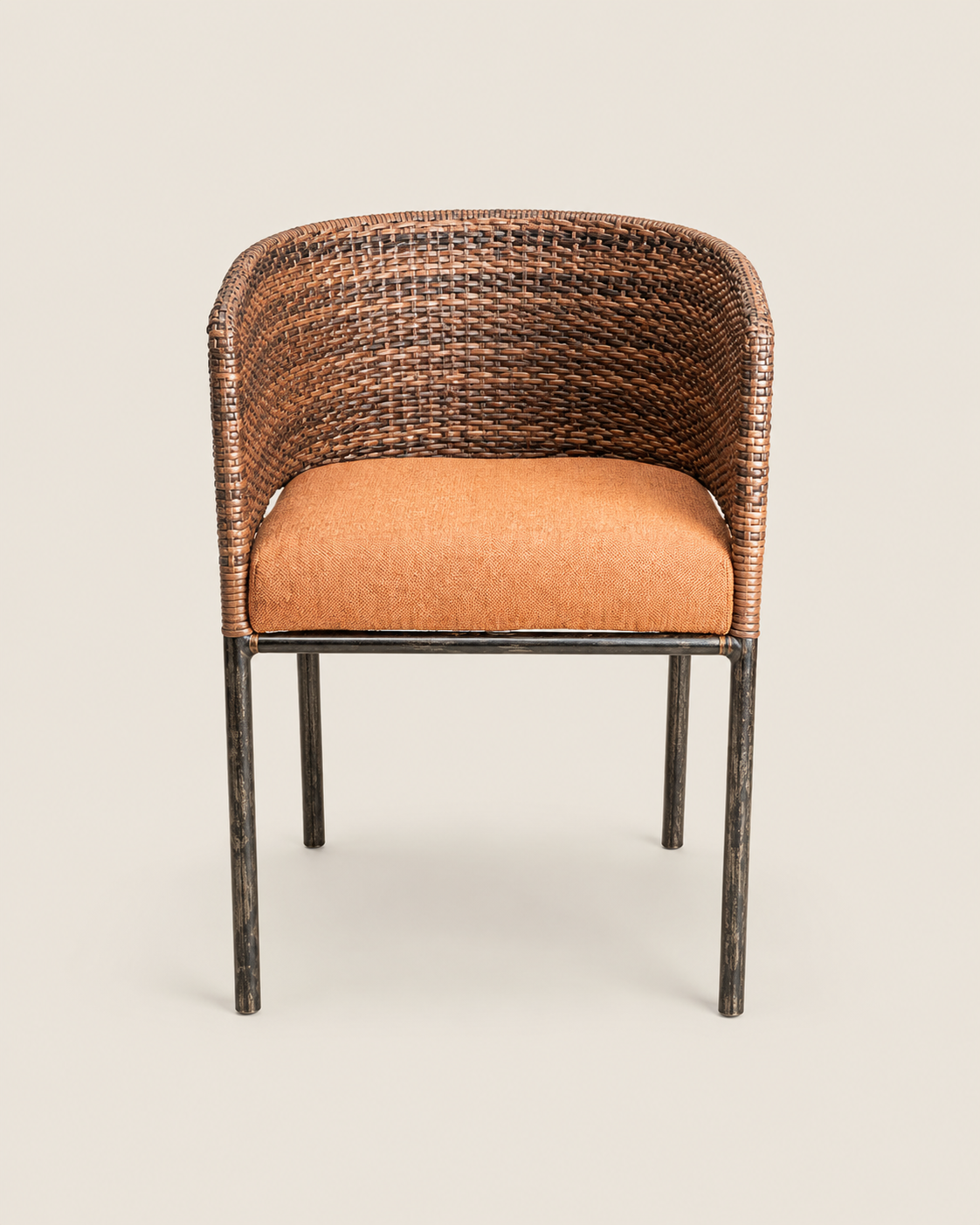 Dika Rattan Outdoor Dining Chair — handcrafted African outdoor from Kenya