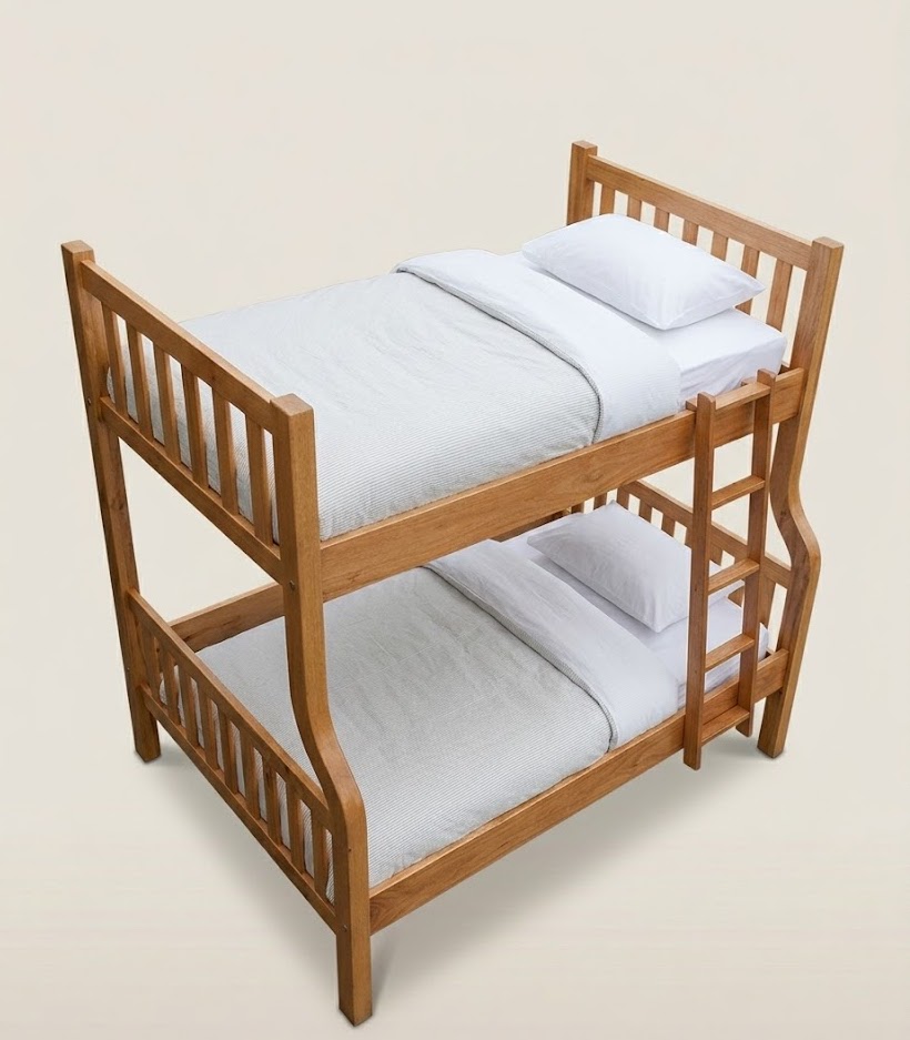 4 by 6 Usiku Bunk — handcrafted African furniture from Kenya