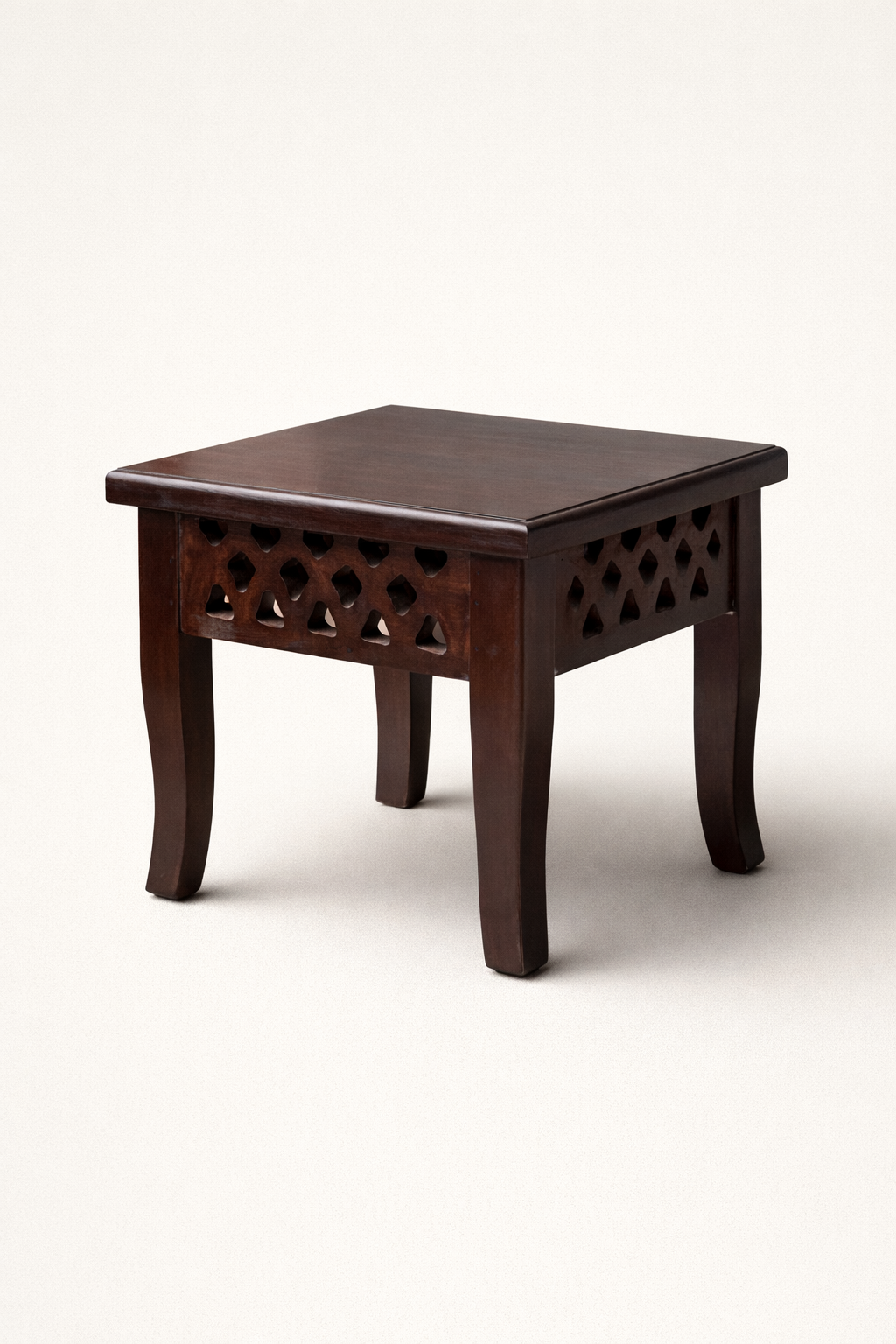 Sankara Side Table with Carved Detail — handcrafted African furniture from Kenya