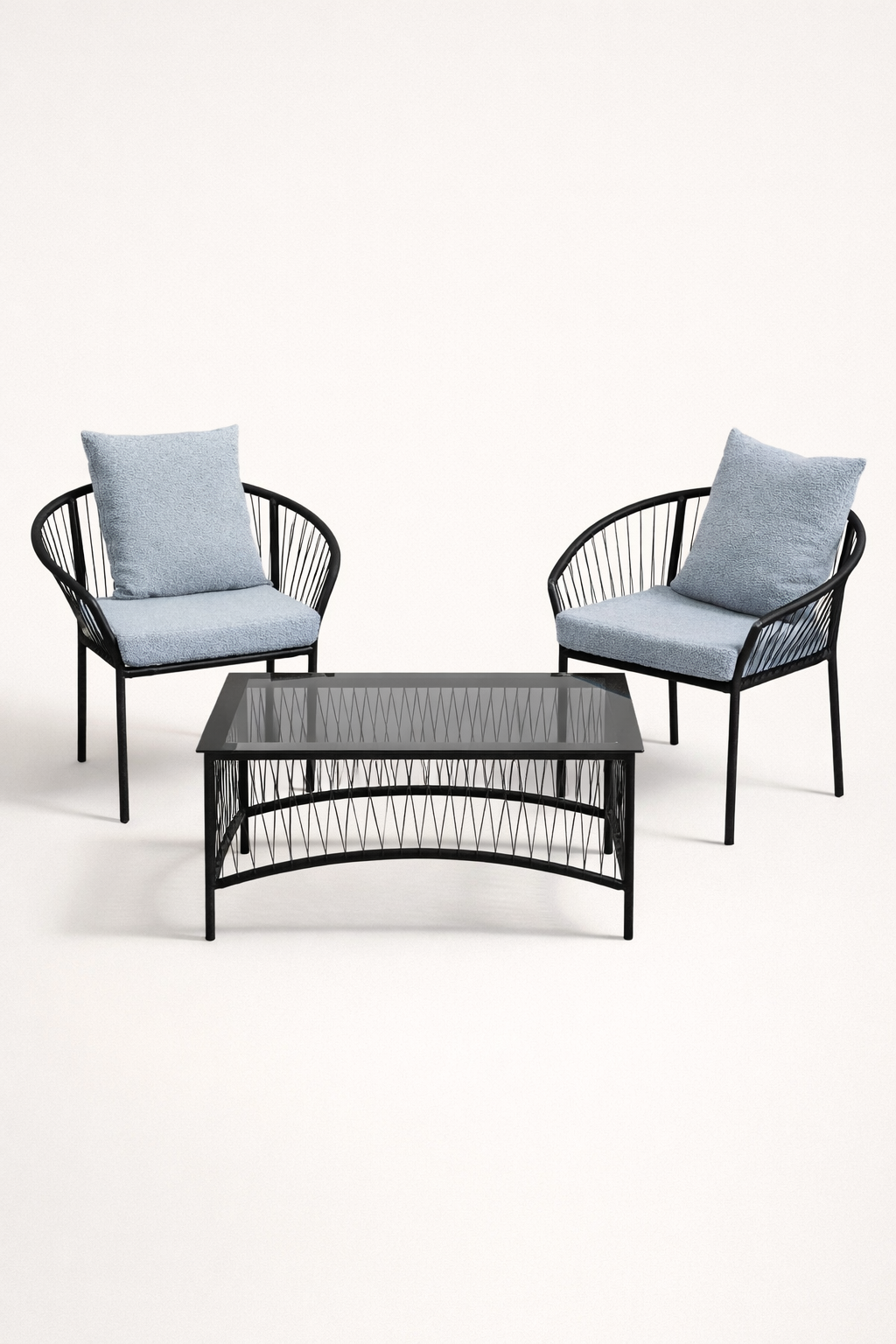 Balcony Seat | Huru Balcony Lounger Set — handcrafted African outdoor from Kenya