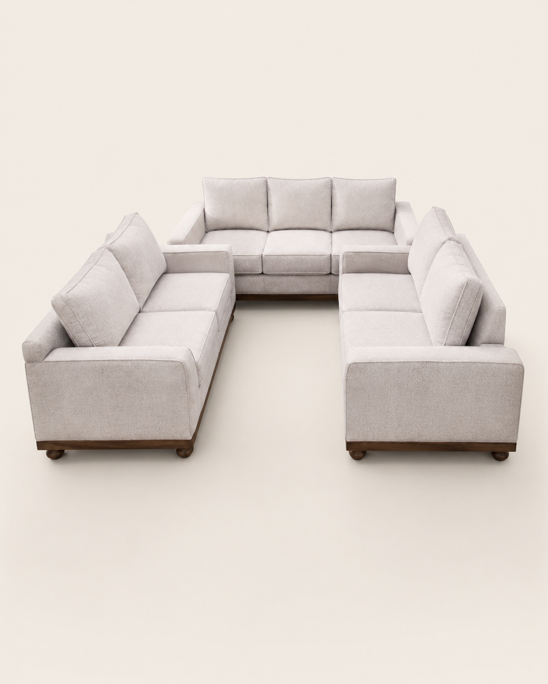 Spring Cushion Kilima Sectional — handcrafted African furniture from Kenya