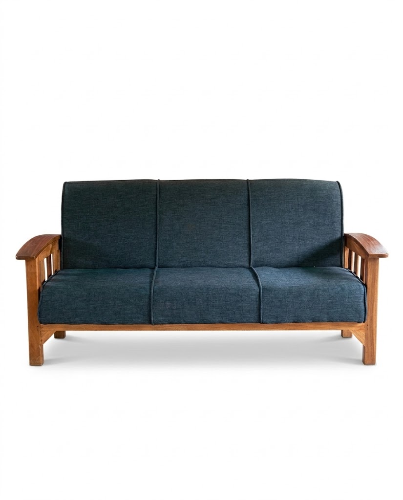 Kikonde Sofa 3 Seater — handcrafted African furniture from Kenya