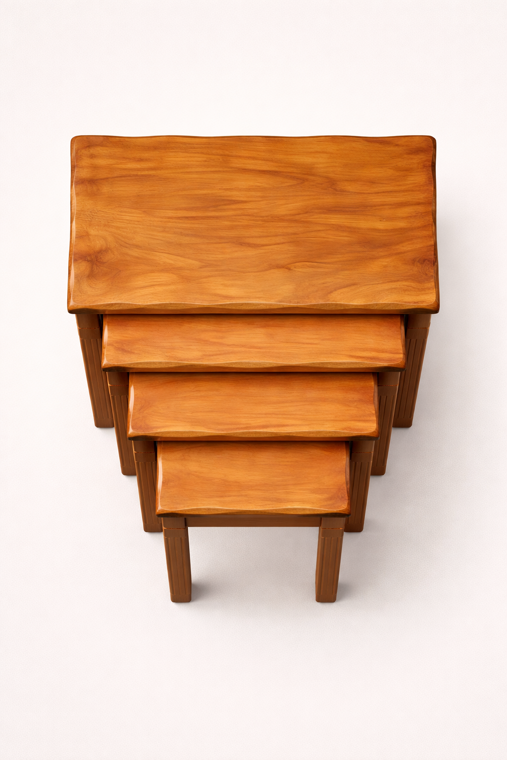Sankofa Nest of Stools — handcrafted African furniture from Kenya