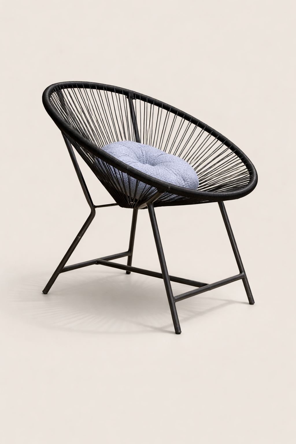 Kikapo Oval Balcony Seat — handcrafted African outdoor from Kenya