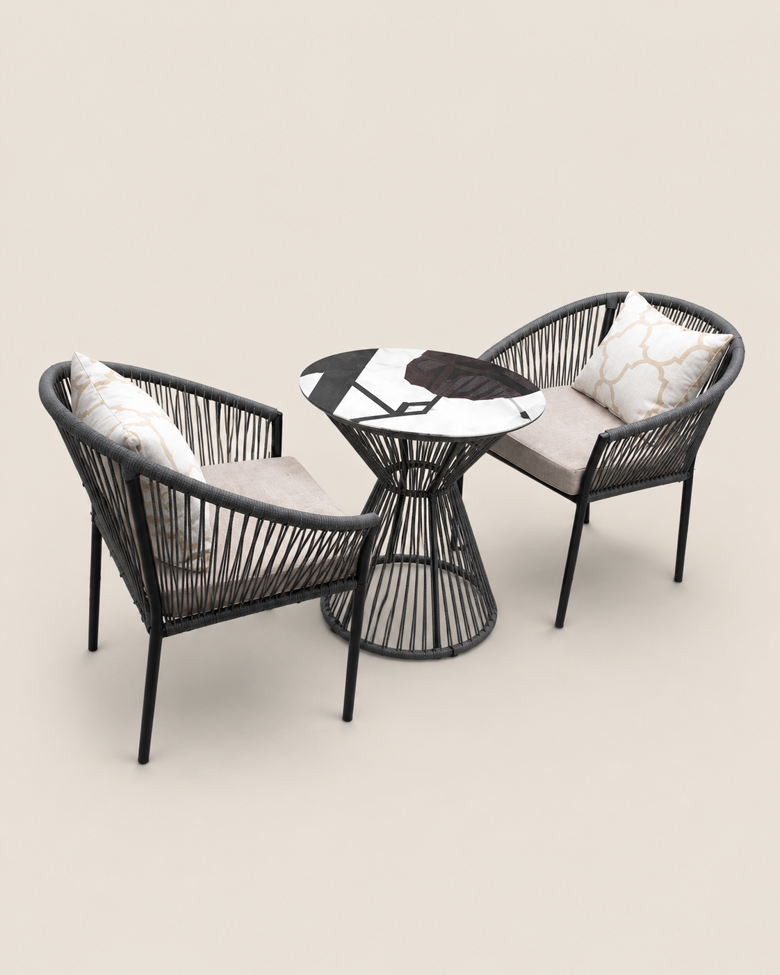 Afia Bistro Set — handcrafted African outdoor from Kenya