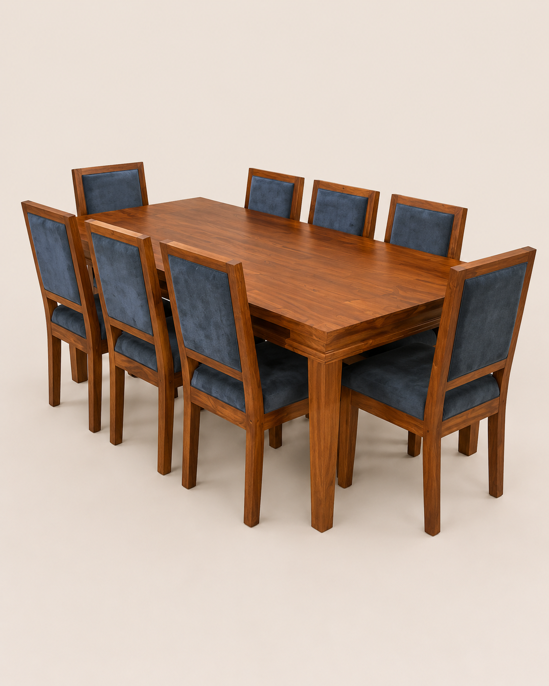 Nafasi Mahogani Dining Set — handcrafted African furniture from Kenya