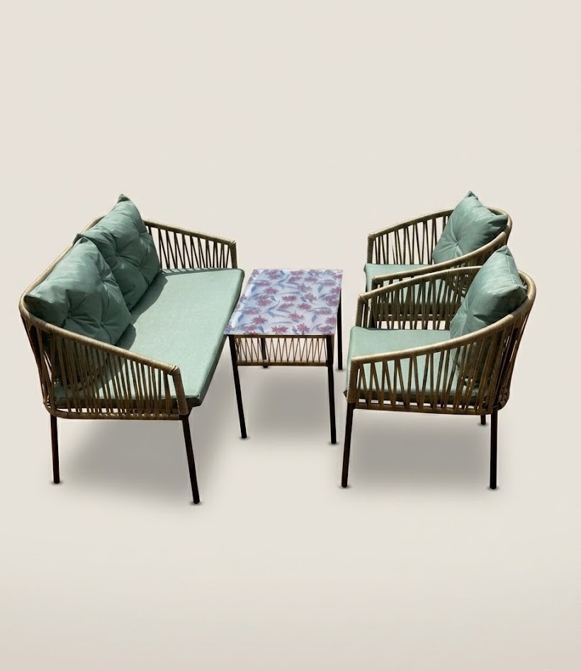 Outdoor Dining Table Mbingu — handcrafted African outdoor from Kenya