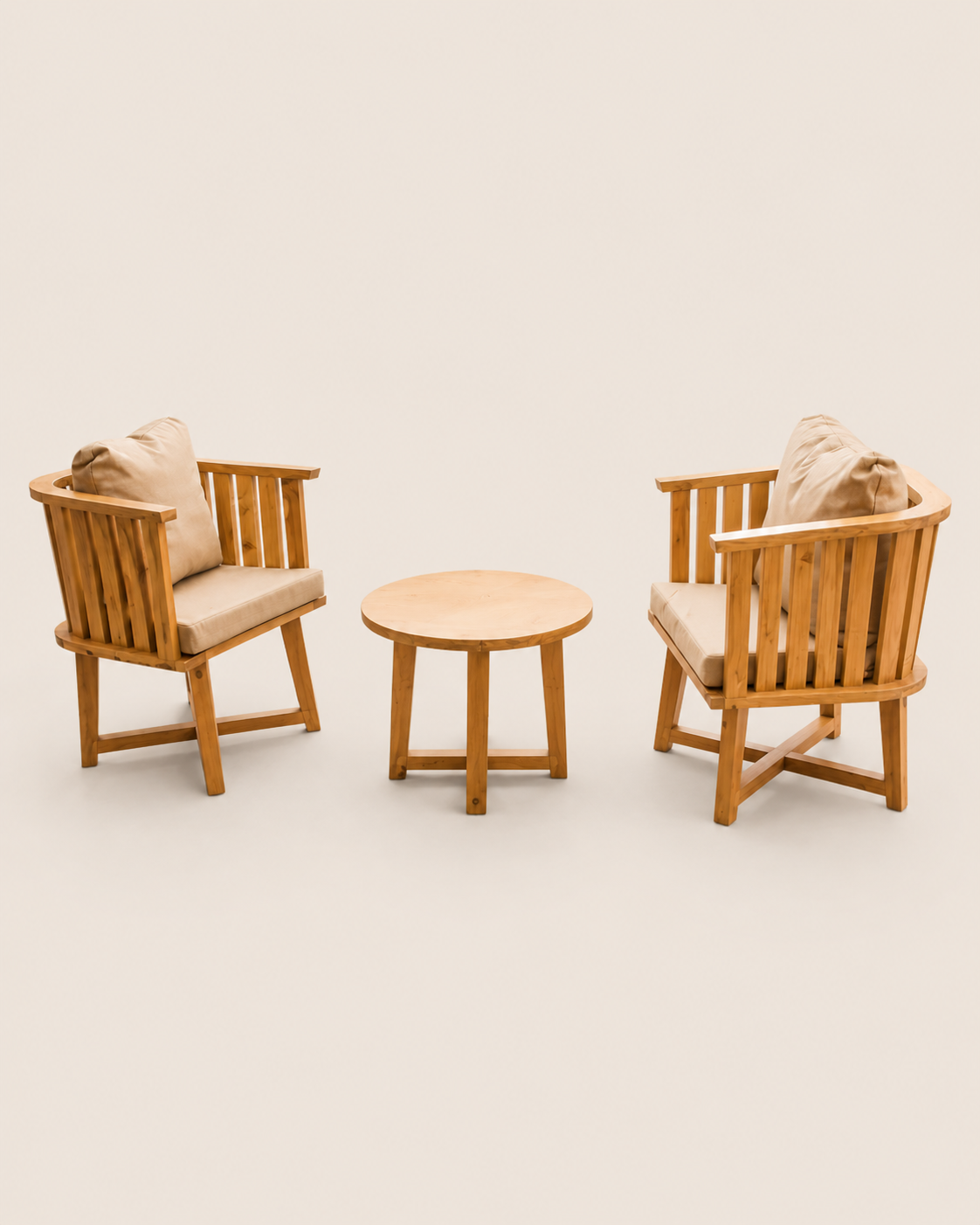 Sintio Patio Lounge Set – Kivuli Embrace — handcrafted African outdoor from Kenya