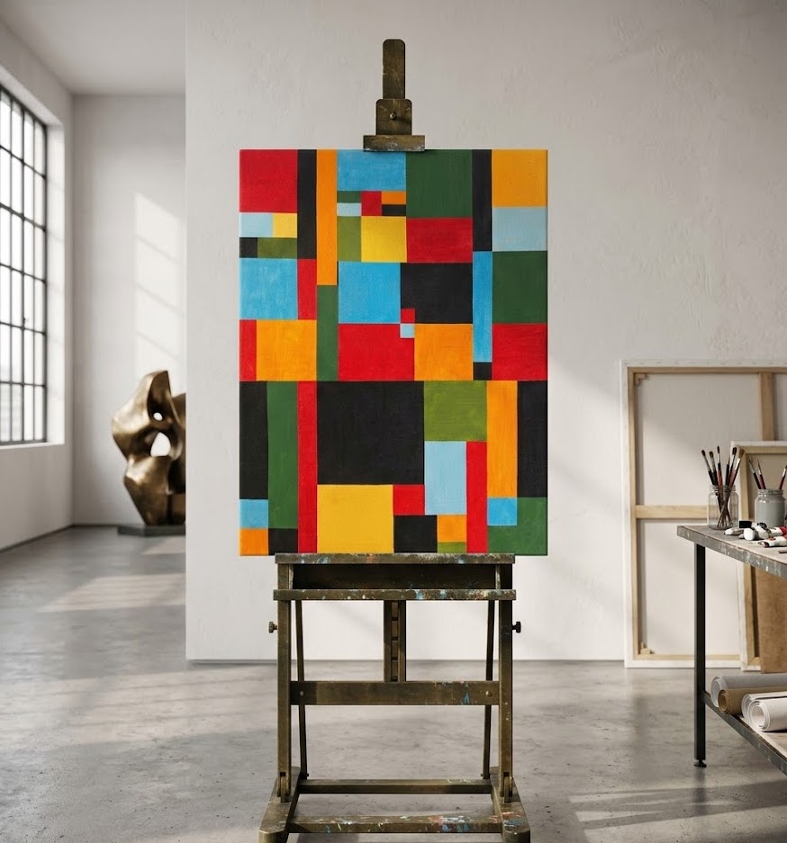 Mother Nature (paint) Msingi Mosaic — handcrafted African furniture from Kenya