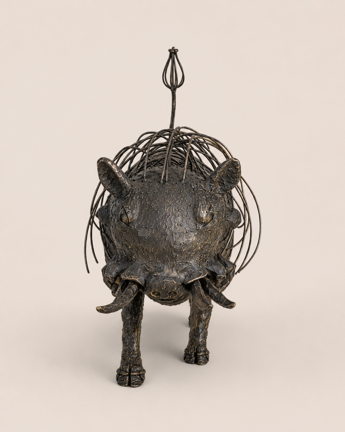 Cinka Ngiri Sculpture — handcrafted African outdoor from Kenya